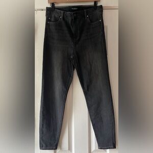 Liverpool Faded Black Denim Size 12‎ Cropped and Very Soft